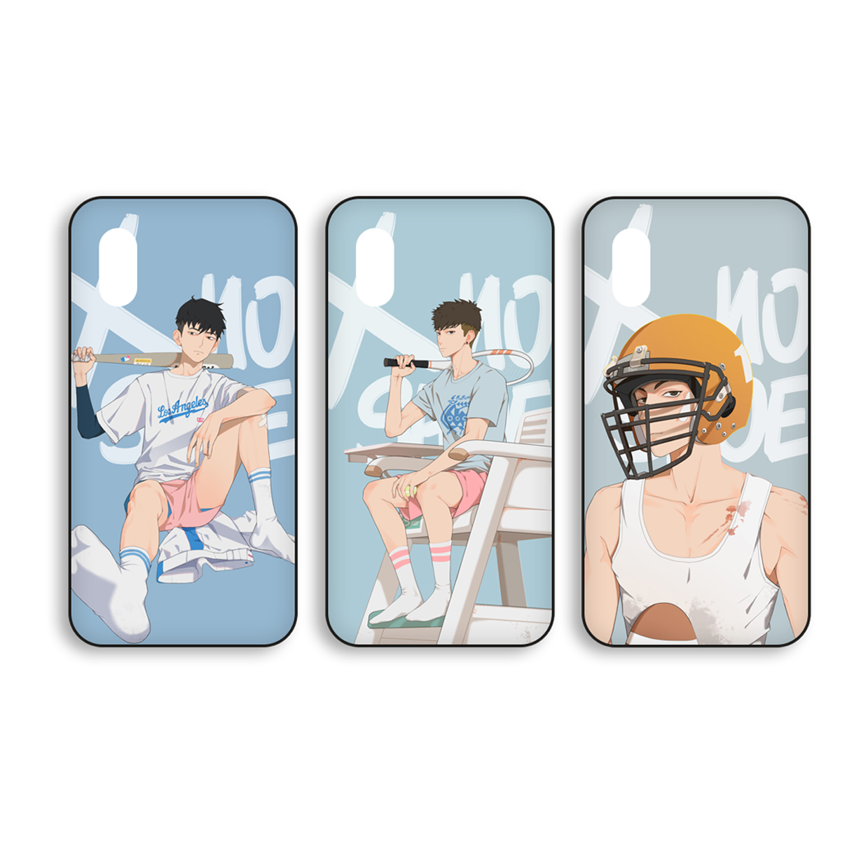 Sports comic mobile phone shell the teacher does not wear shoes around comics