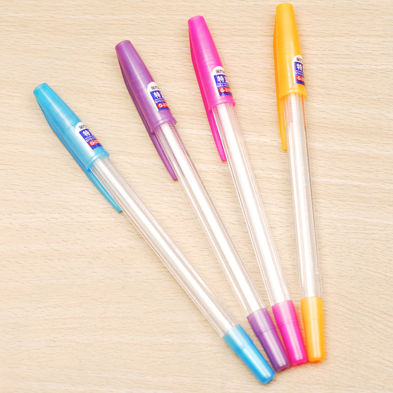 Jin Wannan G-3707 Colorful classic 0 5 pacifier cap pull cap ballpoint pen Medium oil pen Student office ballpoint pen