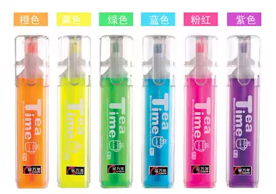 Jinwannian K-0505 Highlighter Color Highlighter Reading marker pen 6 colors optional