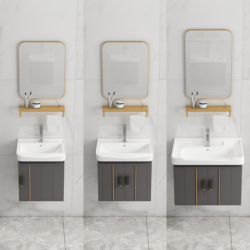 Slate one basin bathroom cabinet wash basin cabinet combination powder room wash basin wash table modern minimalist