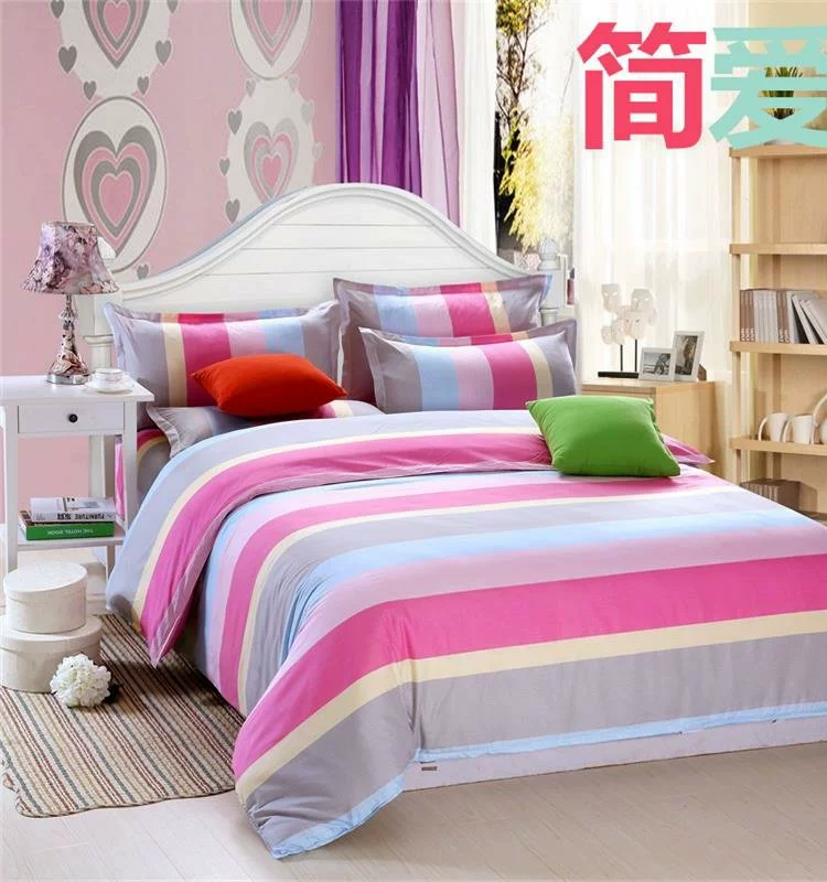 Khăn trải giường một mảnh không bông đôi 2 m hoạt hình 200x230cm Ký túc xá sinh viên 1 m 5 tấm giả chăn - Khăn trải giường