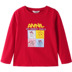 Long Sleeve T-shirt 2020 mùa xuân dress New Little Girl ngọt Vòng cổ dài tay áo dệt kim áo len Annell Girl. 