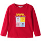 Long Sleeve T-shirt 2020 mùa xuân dress New Little Girl ngọt Vòng cổ dài tay áo dệt kim áo len Annell Girl.