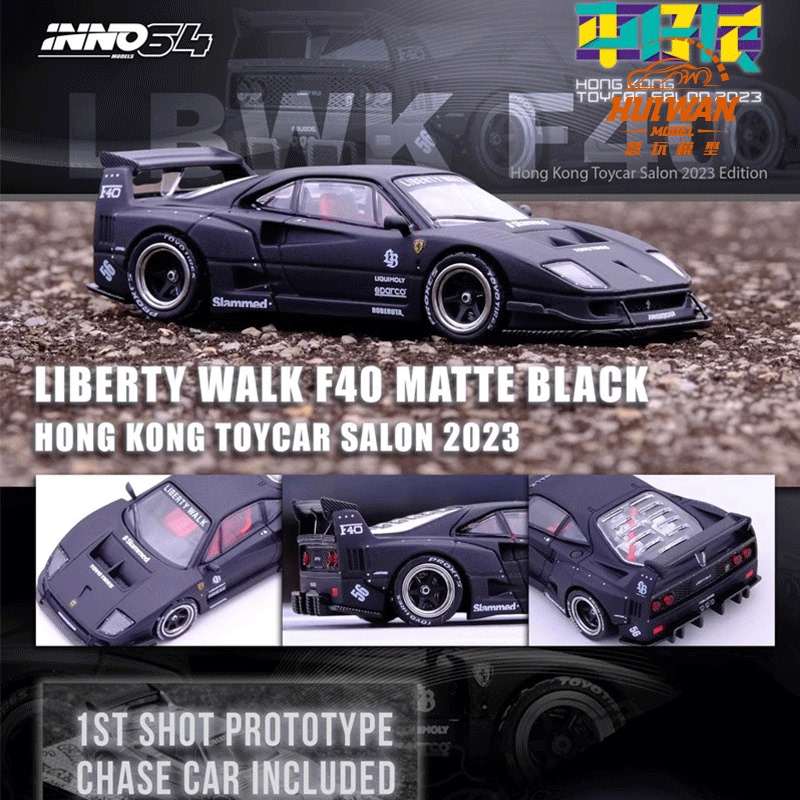 [in Stock] Inno Hong Kong Exhibition Edition 1:64 F40 Tokyoautosalon Lbwk Car Model