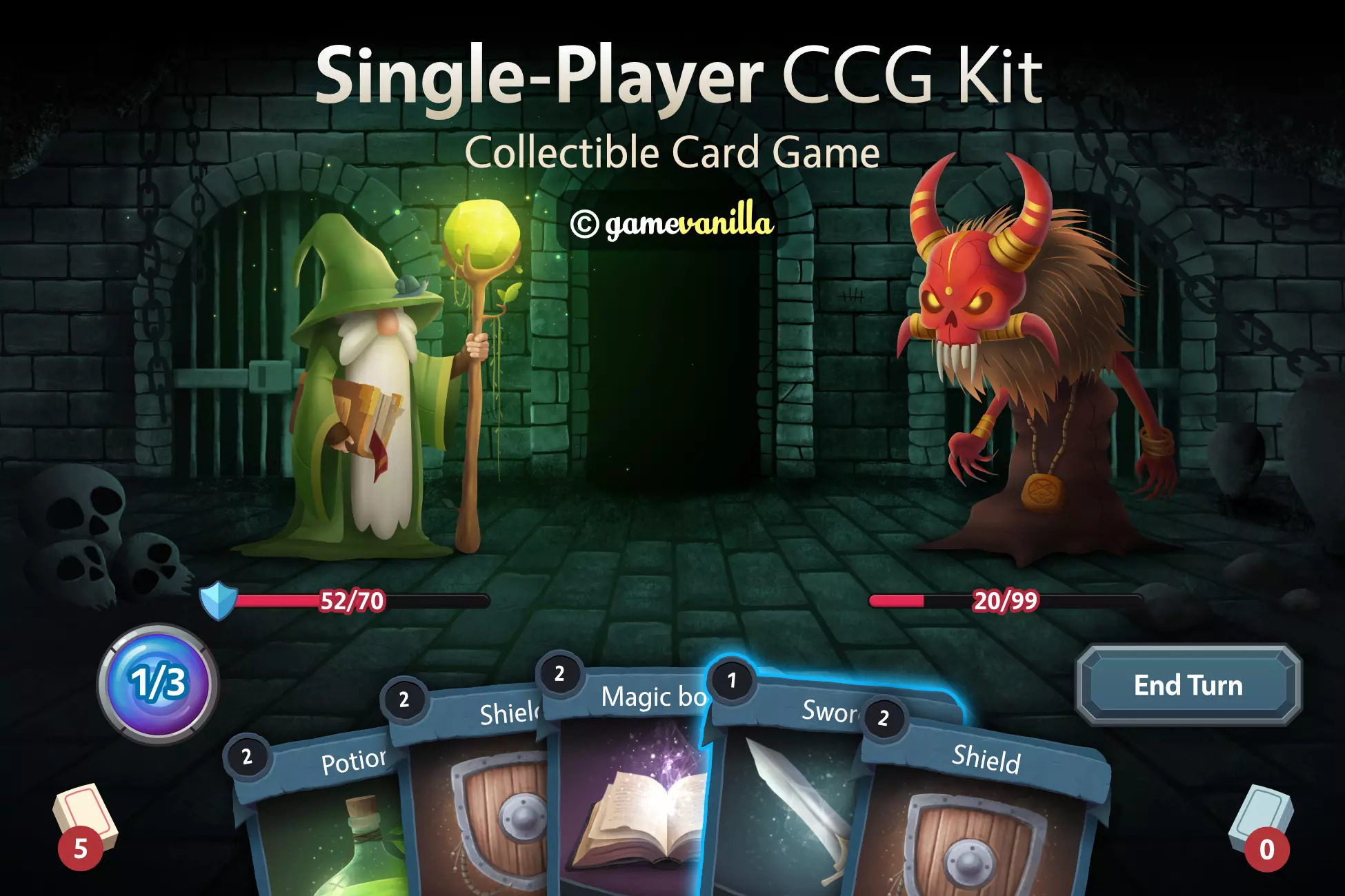 Unity Single-Player CCG Kit 1.2.0 单人卡牌3D游戏项目源码-成都宝兰