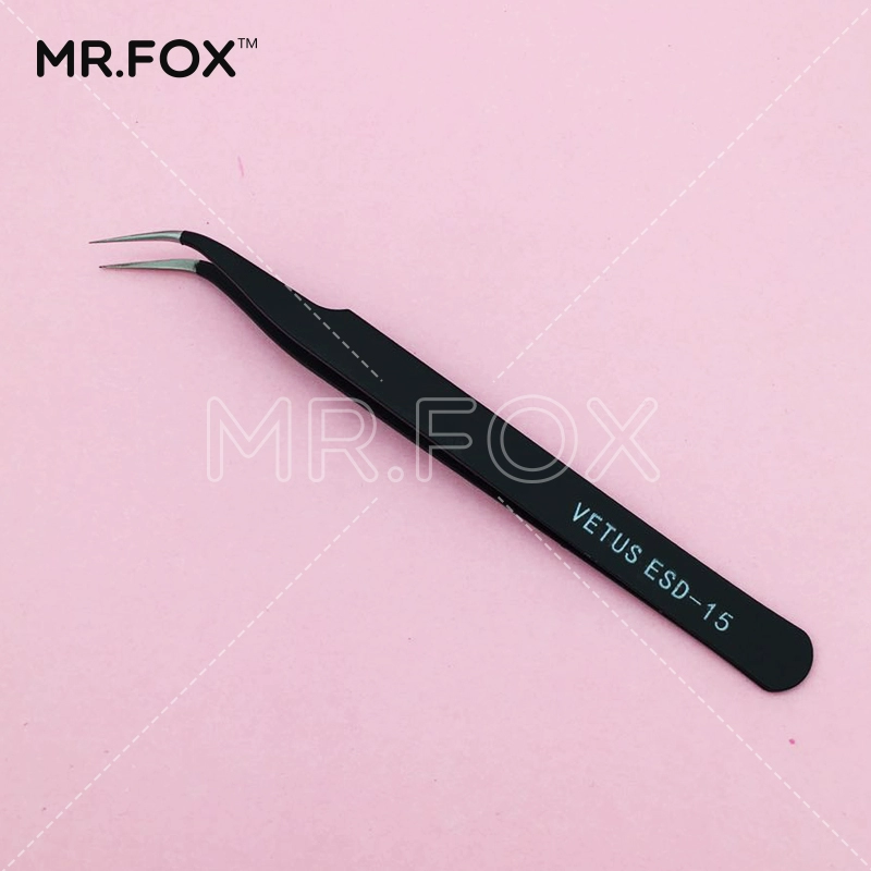 Mr.Fox Fox Ông Công cụ làm móng Chống khuỷu tay nhíp thẳng Kẹp cho đồ trang sức - Công cụ Nail
