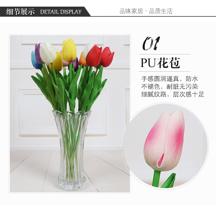 Hoa giả mô phỏng hoa hồng đơn hoa anh đào cẩm chướng phòng khách trang trí nhà hoa cắm hoa trang trí đám cưới - Hoa nhân tạo / Cây / Trái cây cây hoa giả