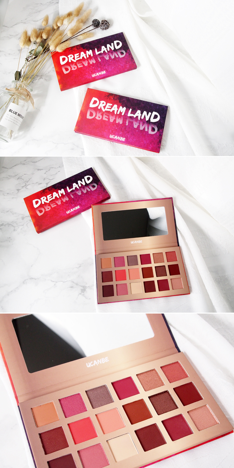 Ucanbe Unicorn Dream 18 Màu bóng mắt Trung Quốc Light Ins Super Fire Network Red Eye Shadow Girl Teenage Harajuku bảng mắt romand