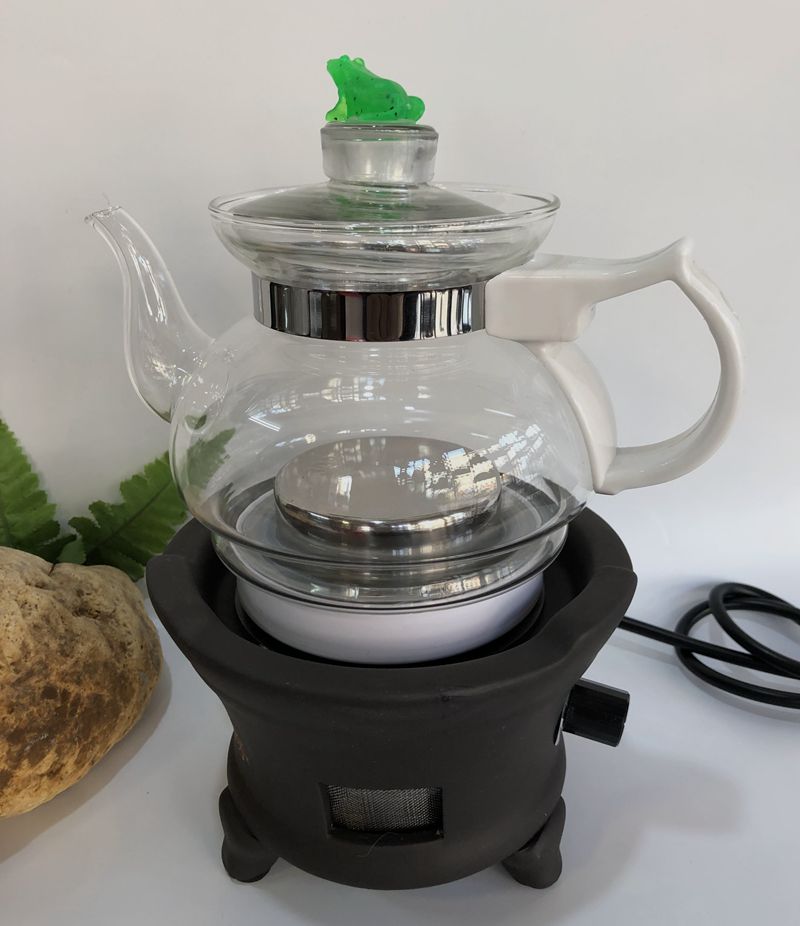 Positive Rice Pottery Furnace Black Crystal Furnace Quick Furnace Electric Heating Furnace Glass Health Care Kung Fu Bubble Tea Furnace tea stove Effort Tea Furnace