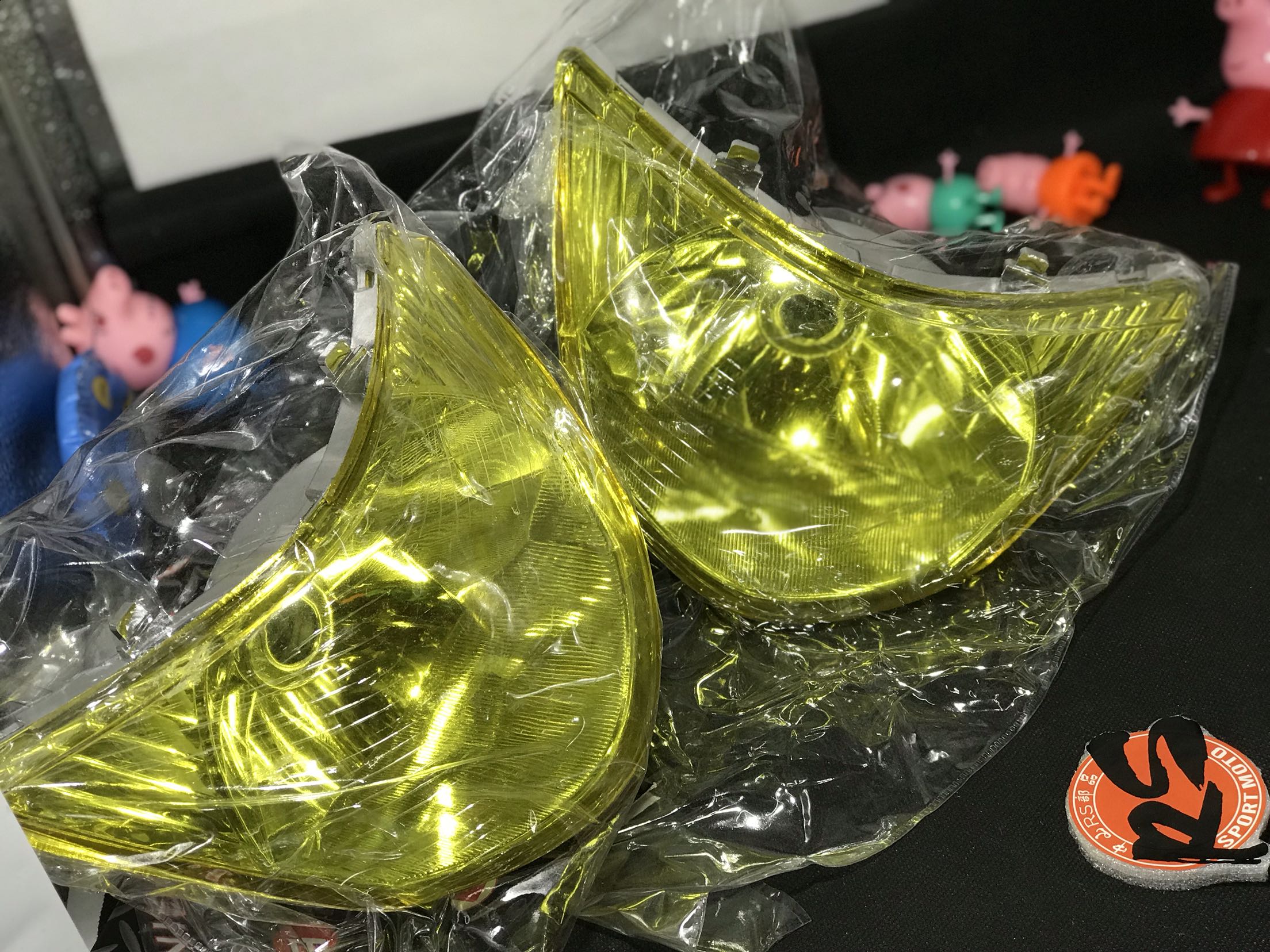 Taiwan European gauge RS100 RSZ100 fire flying eagle RSZ yellow headlights assembly yellow living room lamp