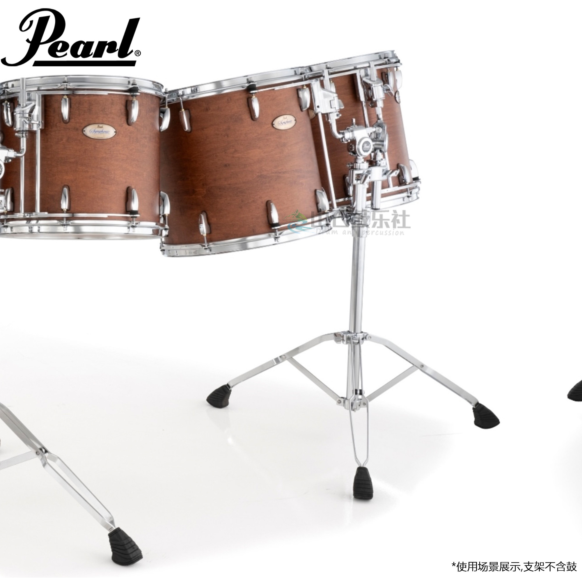 Pearl真珠双嗵鼓架T-1035L：摇滚青年的神器！音色提升100%？!-鼓架