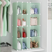 Bag storage artifact put bag shelf home bag cabinet wardrobe storage rack bedroom floor storage cabinet