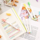 Chenguang Frozen Fresh Color Fluorescence Pen Axe Pen Single Top Mark 6 -Color AHMV4901