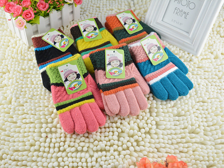 Gants pour fille en cachemire - Ref 2150551 Image 5