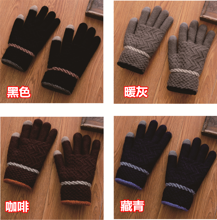 Gants pour homme en de laine - Ref 2781627 Image 16