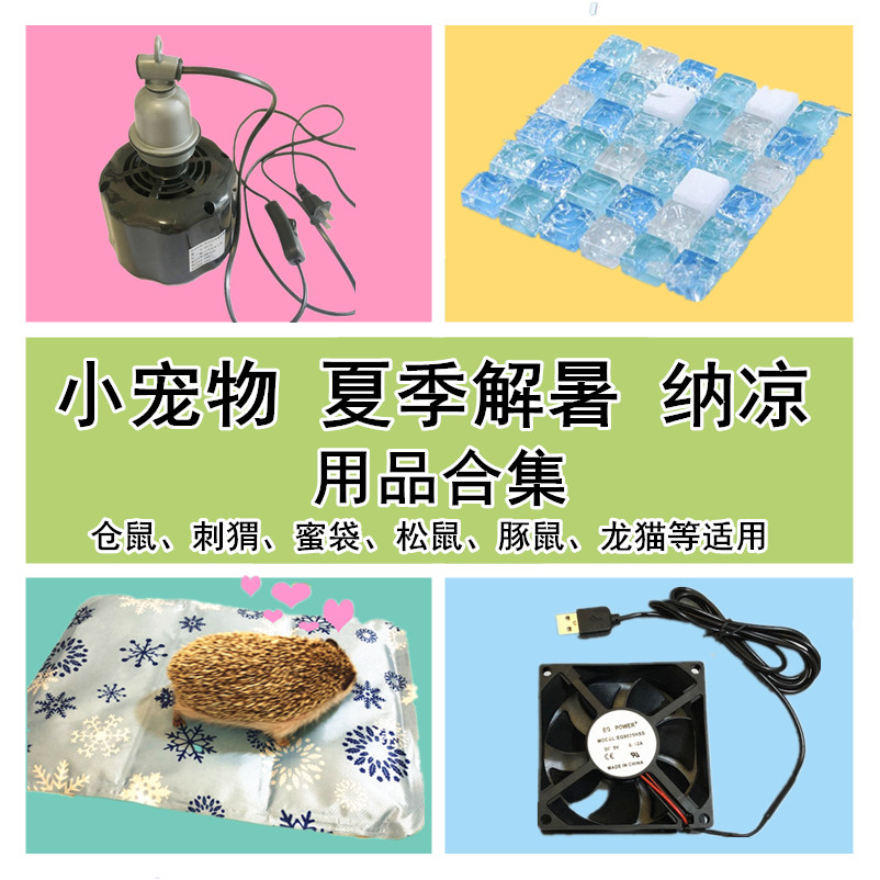 Hamster Cooling Mats Small Pets Summer Heat Dissipation Fan Non-Meme Hedgehog Antiheatstroke Ice Mat Stone Mat Ncool