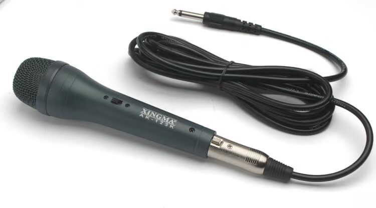 mua micro Con ngựa sao AK-123K học hát cáp truyền hình máy tính tại nhà loa karaoke mic thu âm máy tính