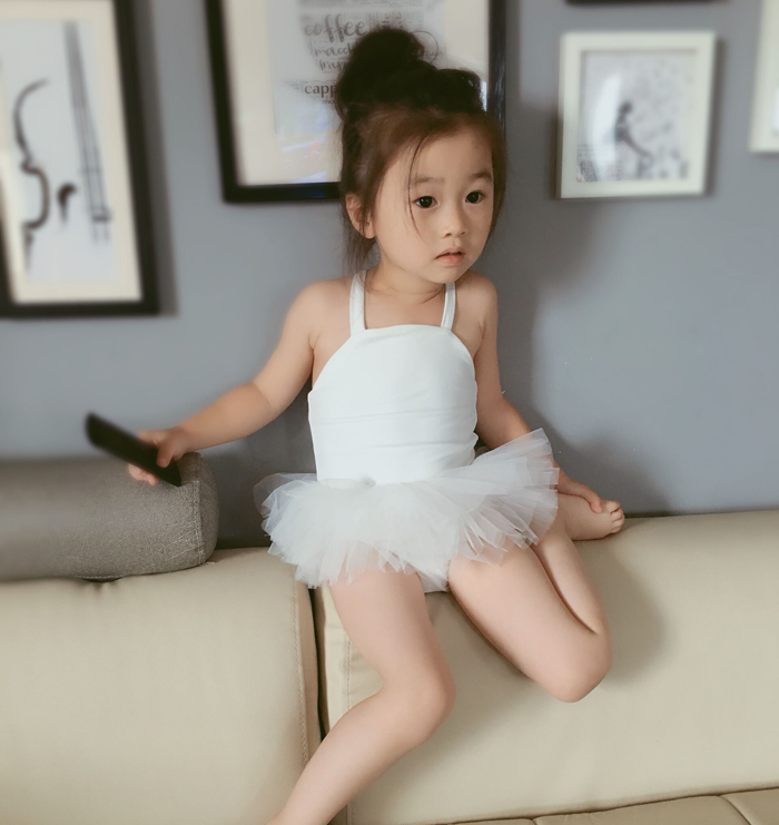 Đồ bơi bé gái một mảnh áo tắm trẻ em cánh thiên thần bé gái công chúa váy lưới quan ao boi dep