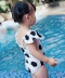 Đồ bơi cho trẻ em gái Cô gái Đồ bơi một mảnh dễ thương Đồ bơi trẻ em polka Dot Đồ bơi mùa hè Mới