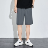 Летние спортивные брендовые тонкие шорты, шелковые быстросохнущие пляжные штаны для отдыха