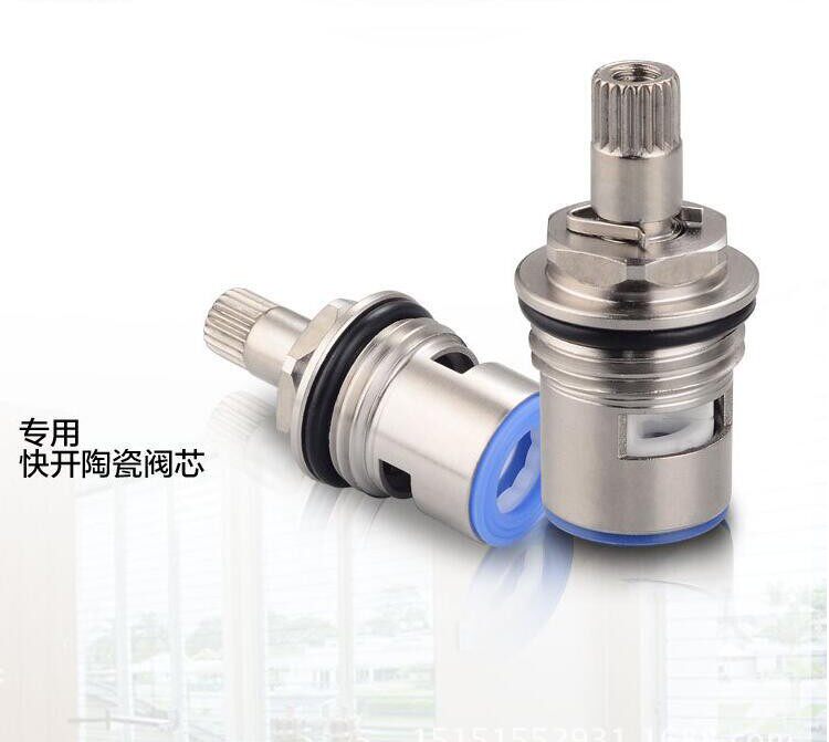 Thickened 304 Stainless Steel Ceramic Valves Core Single Cold Tap Valve Core Quick Open Tap Triangle Valve Accessories Tool