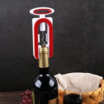 Red Wine Bottle Opener Bottle Opener Plastic Screwup Stainless Steel Wine Opener Gift custom LOGO labor-saving