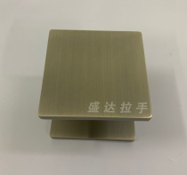 Square large door handle wood door handle shop LOGO glass door handle aluminum alloy door armrests modern