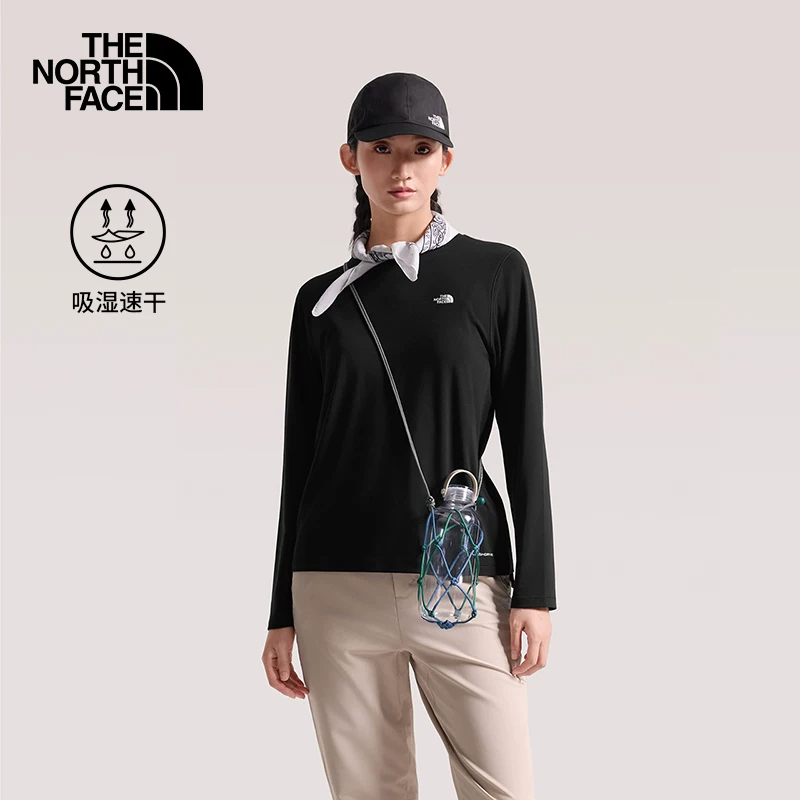 2026 New Autum Model Thenorthface Women's Outdoor Quick-Drying Breathable Long-Sleeved T-Shirt 8Kgq