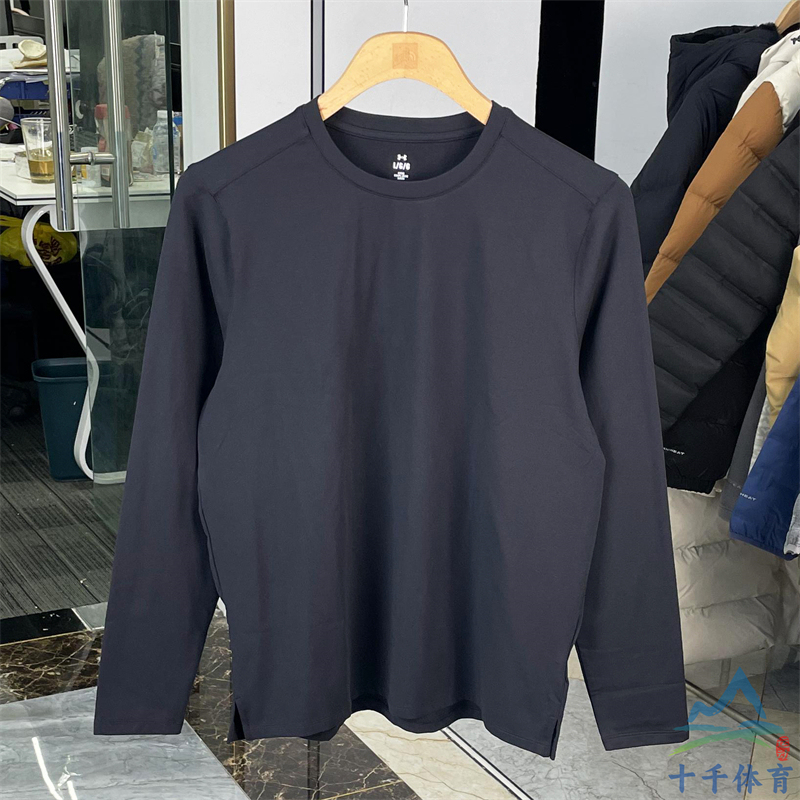 25 New Models of Ua under Armour Men's Long-Sleeved Meridian Training Round Neck Casual Sports T-Shirt 1386975