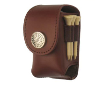 caiton Kai shield course supplies golf bag authentic cow leather belt tee rack accessories