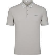 (Same style in the mall) Qi brand short-sleeved POLO shirt for men 2024 summer new product casual lapel top for young and middle-aged people