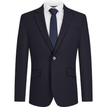 (Including wool) Qipai suit mens suit autumn and winter new flat lapel gentleman business formal suit dress