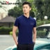 Thương hiệu áo thun nam tay ngắn Polo kinh doanh dành cho giới trẻ hoang dã Áo thun 2018 mới thoáng khí t shirt golf Polo