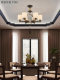New Chinese-Style Modern Minimalist Living Room and Bedroom, Song-Style Aesthetics, Chinese Style, Zen-Inspired, Elegant Led Dining Room and Tea Room Pendant Light