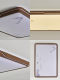 Song-Style Aesthetics New Chinese-Style Walnut Wood Grain Ceiling Light for Living Room, Modern Bedroom, Dining Room Led Atmospheric Room Lighting