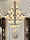 Large Chandelier for Open-Air Villa Living Room, Modern New Chinese Style Duplex Building, Chinese Style Clubhouse, Hotel Restaurant Project Chandelier