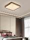 Song-Style Aesthetics New Chinese-Style Walnut Wood Grain Ceiling Light for Living Room, Modern Bedroom, Dining Room Led Atmospheric Room Lighting