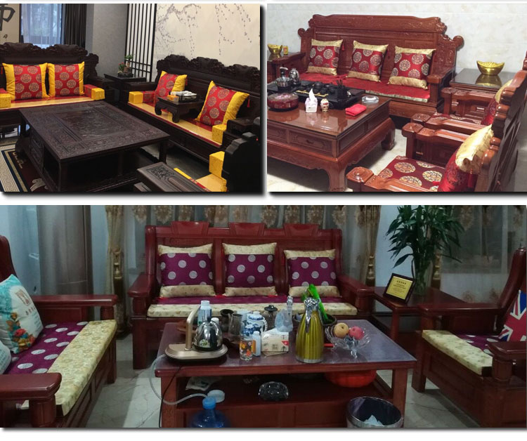 Kiểu Trung Quốc sofa gỗ gụ đệm bao gối Trung Quốc phong cách gối cao cấp armrest nắp tựa lưng thắt lưng gối lõi gối chứa Minh và nhà Thanh - Trở lại đệm / Bolsters gối mền 2 trong 1