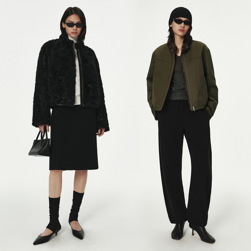 Msbeast Retro Casual Reversible Stand-Up Collar Lamb Wool Fur Integrated Short Jacket | Warm Conversation Msbeast Retro Casual Reversible Stand-Up Collar Lamb Wool Fur Integrated Short Jacket | Warm Conversation