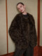MSBEAST young age-reducing curved hem Italian toca fur one-piece short coat丨Warm Velvet News