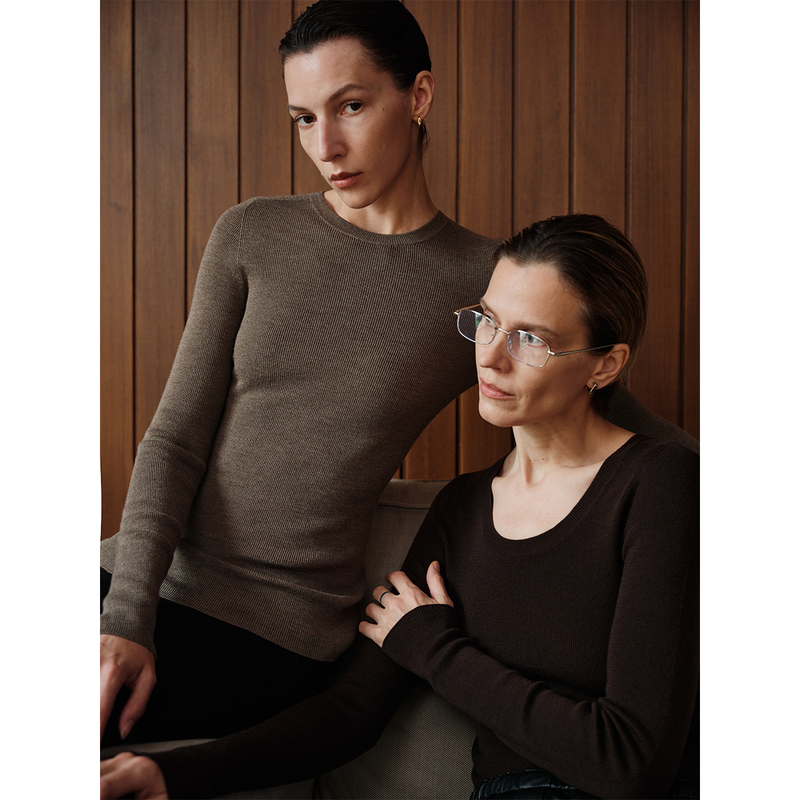 Msbeast's Popular Product, Yangzi Washable Wool, Warm and Thick, Multi-Neck Seamless Knit Base Shirt