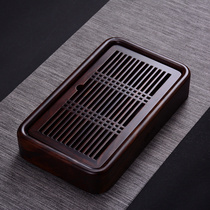  Tea set All solid wood black rosewood small tea tray dry tea table Household small tea sea mini water storage tea tray