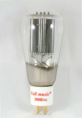 Tianjin Quan Jin Fullmusic 300B SE electron tube graphite screen original pairing