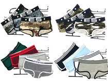  Zhang Qingnians low-waist sports style boxer womens underwear pure cotton solid color camouflage neutral casual handsome T womens shorts