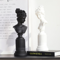 Wind Reciting Nordic Minimalist Art Pendulum Goddess Sculpted Boilerplate Room Living Room Desktop Book Room Furnishing Storefront Soft Dress