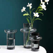 Wind reciting a small brute waist modern hydroponic glass vase floral floral home flower arrangement Dining Room Table-like Room