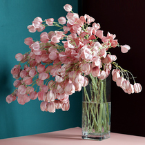 Wind Chanting Lantern Flower Emulation Flower Hanging Hanging Hanging Wedding Celebration Suspended Ceiling Arrangement Decoration Soft Dress View Flower Arrangement House Dress