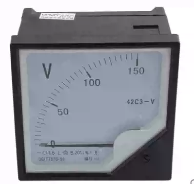 The Yangtze River instrument 42C3-V pointer DC voltmeter 10V 20V 30V 50V 75V 100V 250V