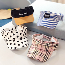 Childrens empty roof sun hat Summer Girl sun hat boy sunscreen baseball hat cotton hat sports cap tide