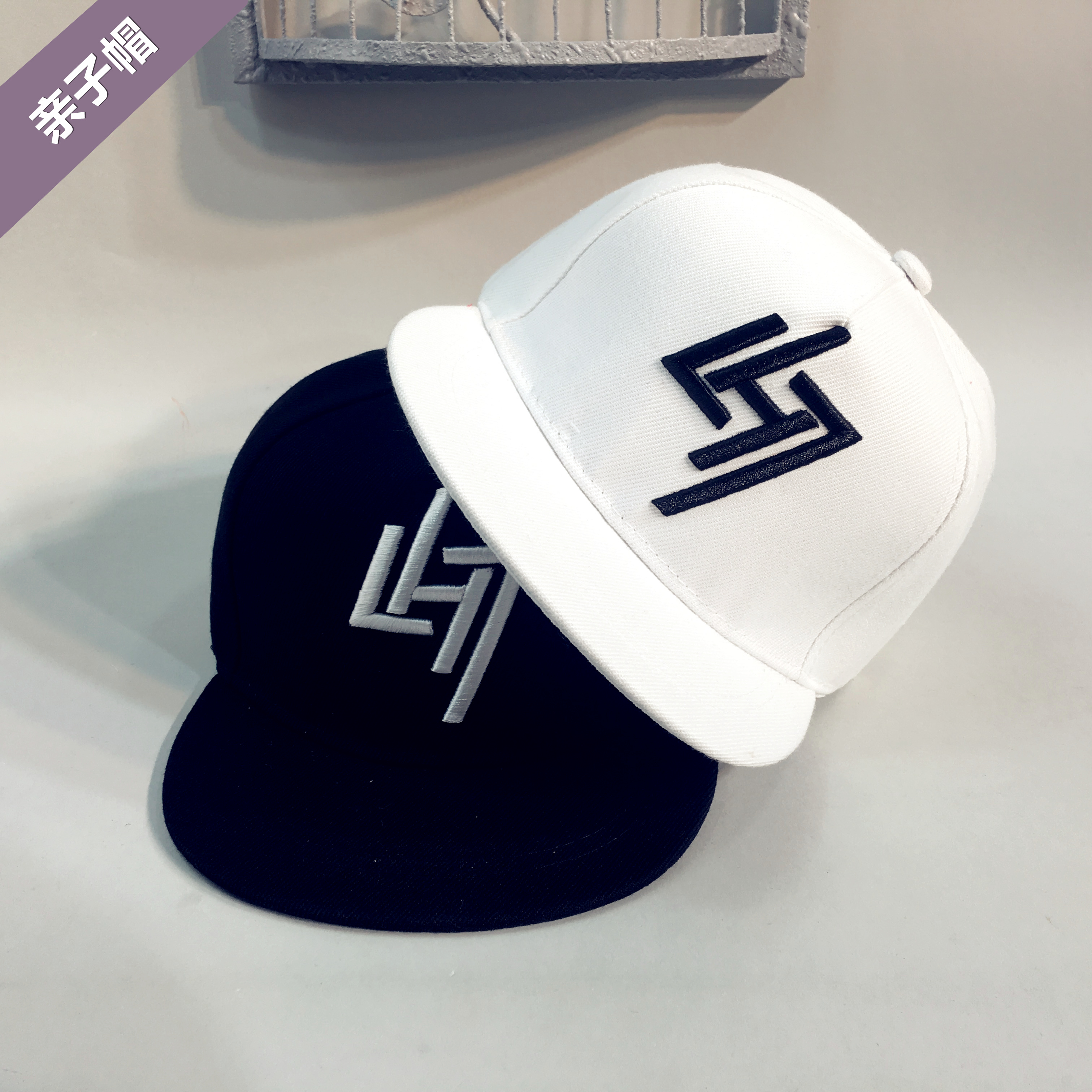 Children's Korean version of baseball cap baby hat men and women Tidal Baseball Caps Hip Hop Hat Embroidered Duck Tongue Hat Sun Hat